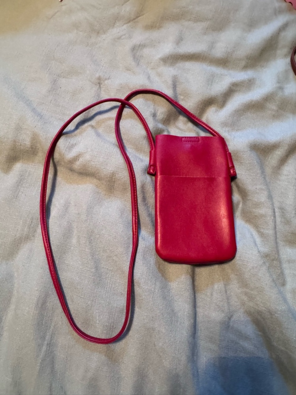 Old Navy Red Crossbody Phone Pouch